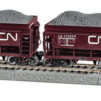 Taconite Car 6-Pack - Ready to Run -- Canadian National Set A (Boxcar Red, Noodle Logo)