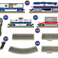 Space Launch Train Set - 3-Rail - LionChief Sound & Control -- NASA EMD GP38, 3 Cars, FastTrack Oval, Power Pack, Remote Controller
