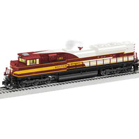 EMD SD70ACe - 3-Rail - Legacy Sound and Control, Smoke -- Boston & Maine 1835 (Fantasy Scheme, maroon, yellow, gray)