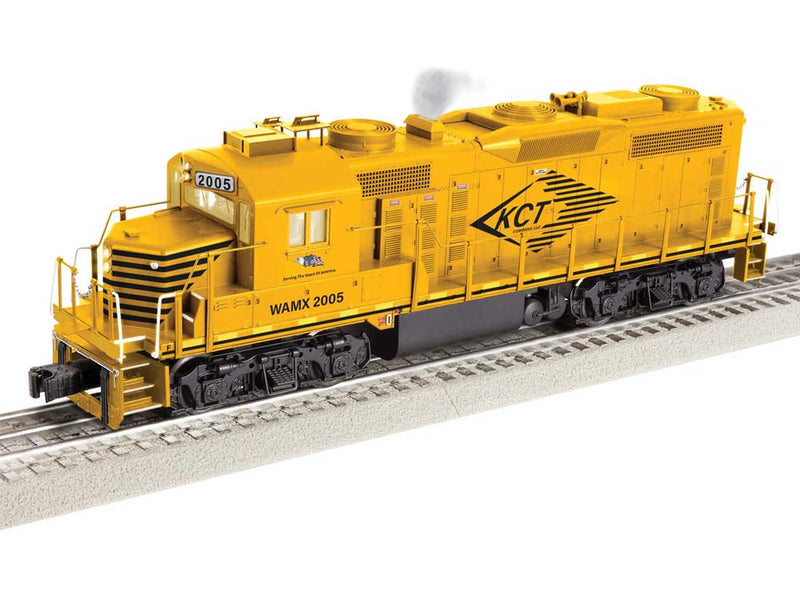 EMD GP20 - 3-Rail - Legacy Sound and Control -- Kansas City Terminal WAMX #2005 (yellow, black)