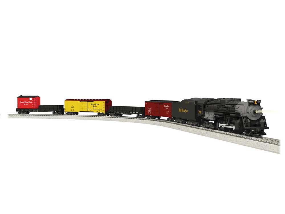 Berkshire Steam Freight Set - LionChief Sound and Control -- Nickel Plate 2-8-4, 4 Cars, FasTrack(R) Oval, Power Pack, Controller-1