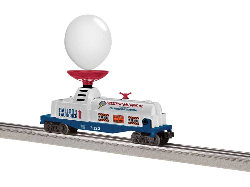 Weather Balloon Defense 2-Car Set - 3-Rail - Ready-to-Run -- Balloon Launcher USA #2423, Missle Launcher USA #1776-1