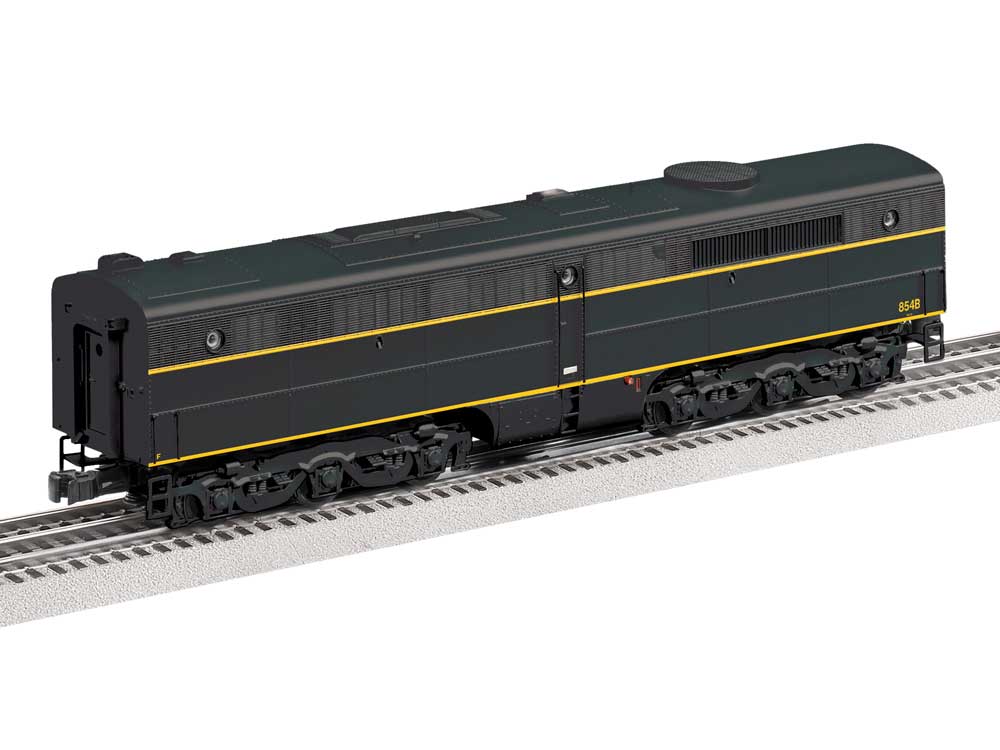 Alco PB - 3-Rail Unpowered wSuperBass -- Erie #854B (black, yellow)