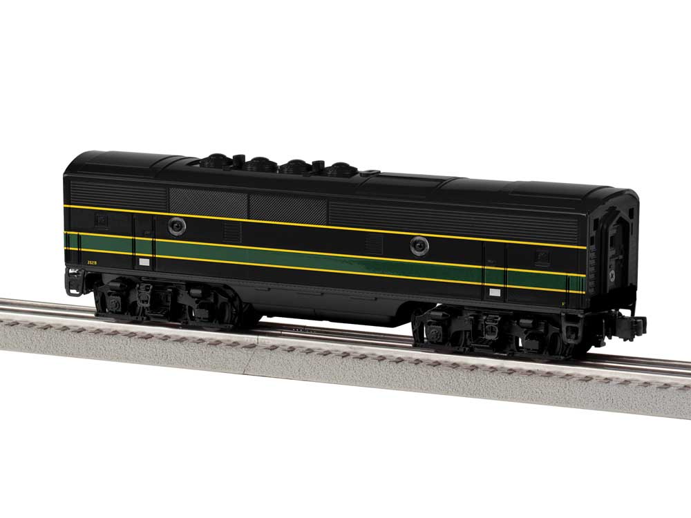 EMD F3B - 3-Rail - LionChief 2.0 Sound and Control -- Reading (black, green, yellow)