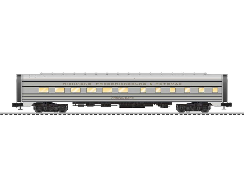 18" Diner with StationSounds - 3-Rail - Ready to Run -- Richmond, Fredericksburg & Potomac Virginia Dare (stainless)
