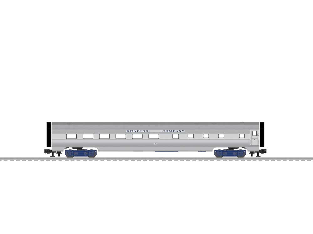 21" Streamlined Diner w/StationSounds - 3-Rail - Ready to Run -- Reading #3 (Crusader, silver)