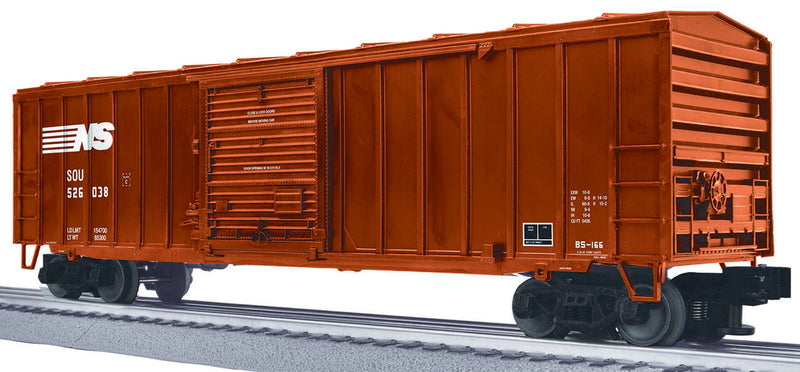 Modern 50' Boxcar 6-Pack - Scale 3-Rail - Ready to Run - LionScale -- Norfolk Southern #526038, 526219, 526238, 526253, 526263, 526271
