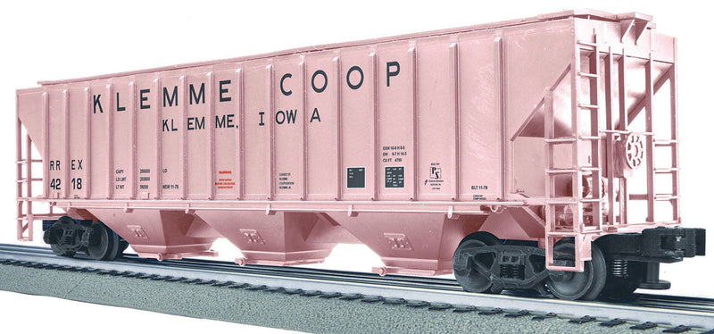 PS-2CD Covered Hopper 6-Pack - Scale 3-Rail - Ready to Run - LionScale -- Klemme Coop #4218, 4222, 4234, 4238, 4246, 4251