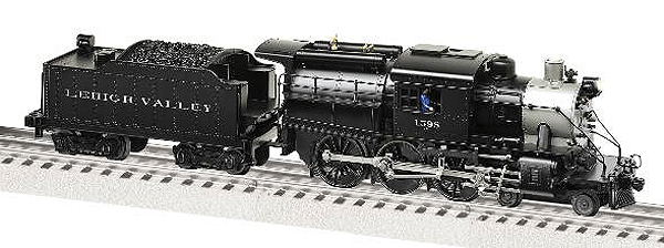 Steam 4-6-0 Camelback - Legacy Sound & Control - 3 Rail -- Lehigh Valley #1598