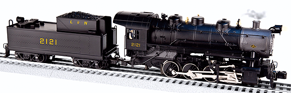 Steam USRA 0-8-0 w/RailSounds & Smoke - 3-Rail - Conventional -- Louisville & Nashville #2121 (black, graphite)