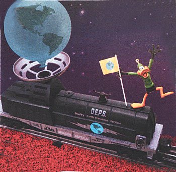 Car -- Daffy Duck Animated Balloon