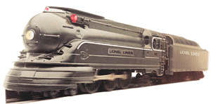 Torpedo Engine and Tender -- Lionel Lines