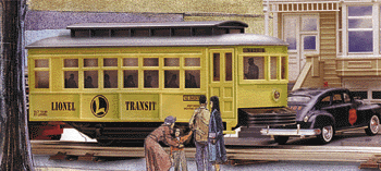 Trolley car -- Lionel Transit
