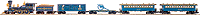 Civil War Train Set -- Union (blue)
