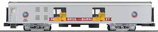 K-Line by Lionel 18" Aluminum Generator Car w/Lights - Ready to Run - 3-Rai -- Ringling Bros and Barnum & Bailey(TM) Circus #63005
