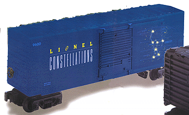 9600 Series "Steel" Boxcar w/Special Schemes -- Constellation Series #2 "Orion" w/Glowing LED Stars