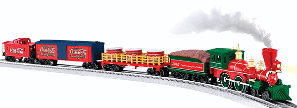 Coca Cola 125th Anniversary Steam Freight Set