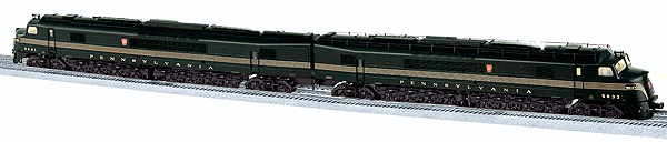 Baldwin DR-12-8-1500/2 Centipede A-A Set - 3-Rail w/Legacy Sound/Control/Smoke -- Pennsylvania Railroad #5821, 5823 (5 Stripe, Brunswick Green)