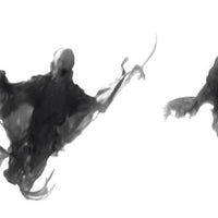 Harry Potter Hogwarts Express Dementors Coach - 3-Rail - Ready to Run -- Red w/Dementor Silhouettes in Windows
