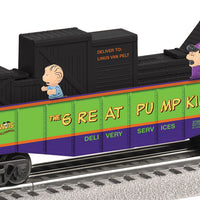 Animated Gondola - 3-Rail - Ready to Run -- Peanuts Trick or Treat Chase (green, purple)