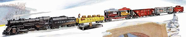 #2261W Steam Freight Set w/Whistle & Bell - Ready to Run 3-Rail -- Lionel 4-6-4, 4 Cars, Caboose, No Track, No Pack
