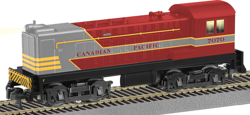 Baldwin Switcher - Conventional AC - American Flyer(R) -- Canadian Pacific #7070 (maroon, gray, yellow, Block Lettering)-1