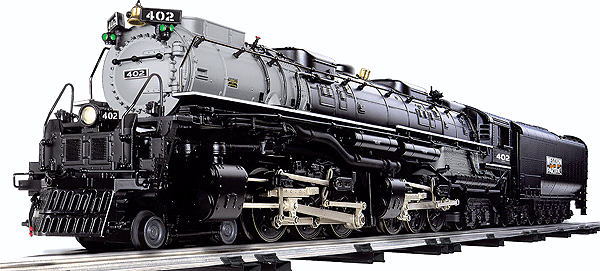 American Flyer(R) Steam 4-6-6-4 Challenger w/RailSounds, Smoke, Legacy Contr -- Western Pacific #402 (black, graphite)