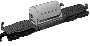 Depressed Center Flatcar-Lionel