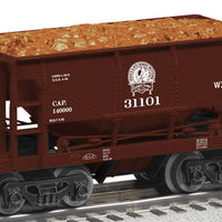 Ore Car - 3-Rail - Ready to Run -- Denver & Rio Grande Western #31101 (Boxcar Red, Royal Gorge Logo)