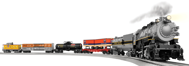 Gold Coast Flyer Steam Freight Set - Conventional 3-Rail w/RailSounds -- Union Pacific-1