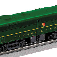 Scale Alco FB2 - 3-Rail w/Legacy Sounds, Control & Smoke -- Pennsylvania Railroad #9608B (Single Stripe, Brunswick Green, yellow)