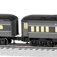 Madison Heavyweight Coach-Diner Set - 3-Rail - Ready to Run -- Santa Fe (2-Tone Gray)