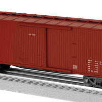 Double-Sheathed Wood Boxcar - 3-Rail - Ready to Run -- St. Louis-San Francisco #128528 (Boxcar Red, black, white; Small Frisco Logo