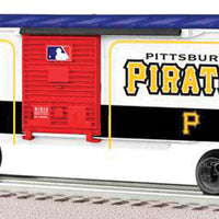 Boxcar - 3-Rail - Ready to Run - US Made -- Pittsburgh Pirates (white, blue, red, Major League Baseball(TM) Series)