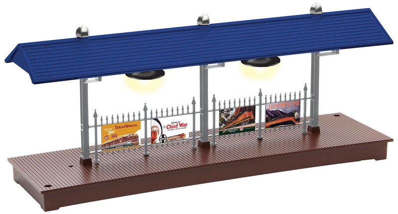 Illuminated Station Platform