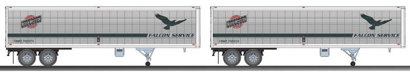 40' Trailer - Assembled -- Chicago & North Western-1