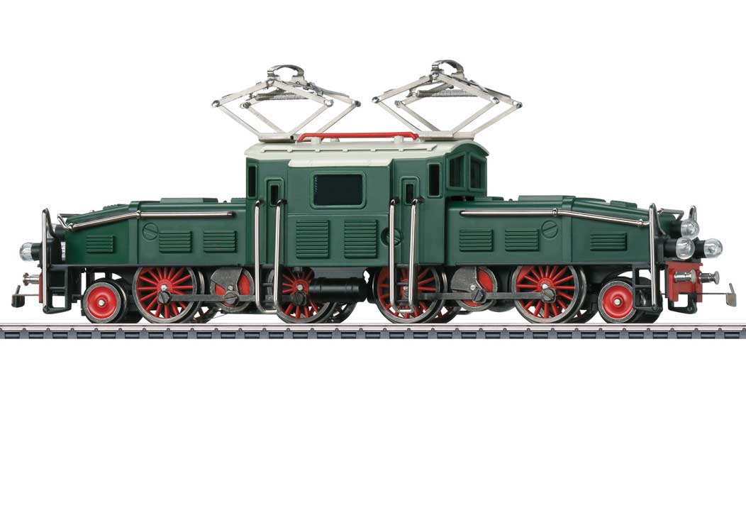 Crocodile Replica - 3-Rail - Digital -- Not a Scale Model - Replica of 1st Marklin Crocodile Model (green)-2