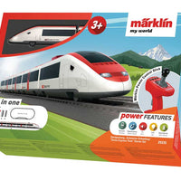 TGV Battery-Operated Starter Set with Plastic Track - My World -- Swiss Federal Railways SBB (white, black, red)