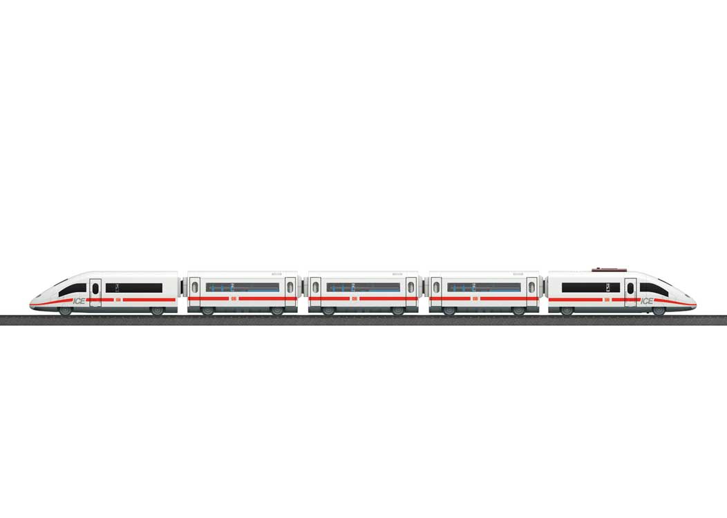 ICE 3 High Speed Train Battery Operated Starter Set - My World -- German Railroad DB AG 5-Car Train, Plastic Track Oval w/Siding, Remote Contr-4