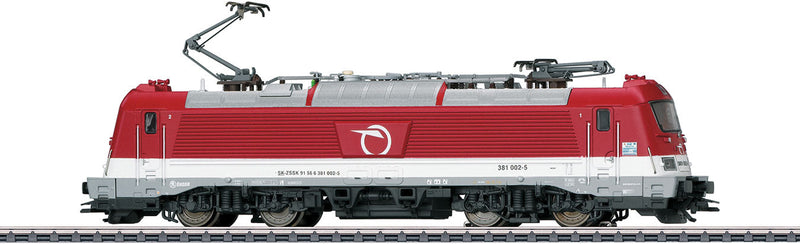 Skoda Type 109 E Class 381 Electric - 3-Rail - Sound and Digital -- Slovakian Railroad Company ZSSK 381 002-5 (Era VI 2015, red, gray, white)