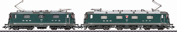 Digital Electric Era IV Class Re 10/10 Double Loco Set -- SBB Swiss Federal Railways (green)