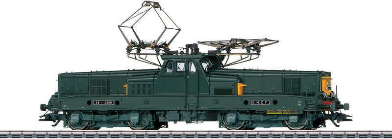 Class BB 12000 Bugeleisen Electric - 3-Rail - Digital -- French State Railways SNCF BB 12100 (Era V 1990, green, yellow)