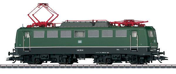 Electric Class 140 - 3-Rail - Digital & Sound Equipped -- German Federal Railroad DB (Era IV, dark green, black)