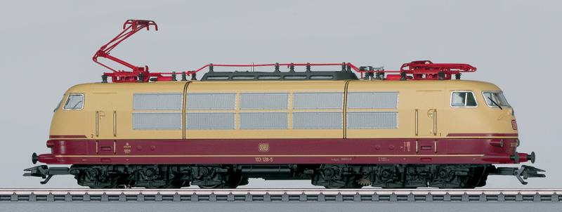 Class 103.1 Electric - 3-Rail w/Sound & Digital - Exclusiv -- German Federal Railroad DB (Era IV, beige, red)