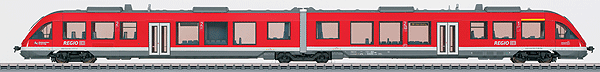Class 648.2 LINT41 Diesel Railcar - Digital & Sound Equipped -- German Railroad DB AG (Era VI 2011, red, gray, white, Destination RB Herzber