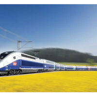 TGV Euroduplex High-Speed Train-Only Set - 3-Rail - Sound and Digital -- French State Railways SNCF (Era VI, silver, blue, black, red)