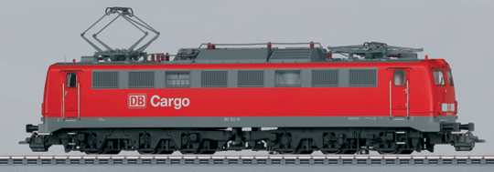 Electric Class 150 Rebuilt w/Square Klatt Vents - 3-Rail - Digital & Whistle E -- German Railroad Inc. DB AG (Era V, Traffic Red, DB Cargo Logo)