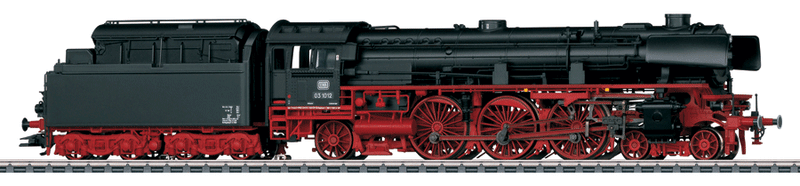 Class 03.10 4-6-2 - 3-Rail w/Sound & Digital -- German Federal Railroad DB #03 1012 (Era III; black, red)