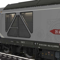 Siemens Vectron Class 248 Dual-Power - 3-Rail - Sound and Digital -- Railsytems RP #248 002 (Era VI 2021, gray, blue)