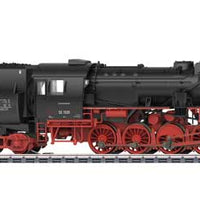 Class 52 2-10-0 w/Witte Deflectors & Tub Tender - 3-Rail w/Sound & Digital -- German Federal Railroad DB #52 1530 (Era III 1951-1952, black, red)